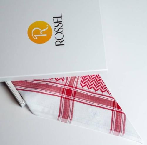 شماغ روسيل احمر R 3