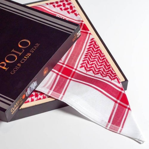 شماغ بولو كلاسيك احمر C 2