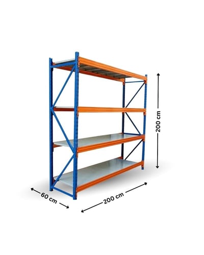 رفوف تخزين للمستودعات عملية - تتحمل حتى 200 كجم لل...