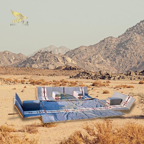 طقم فرشة تخييم فاخر – أربع مراكي وكراسي لجلسة خارج...