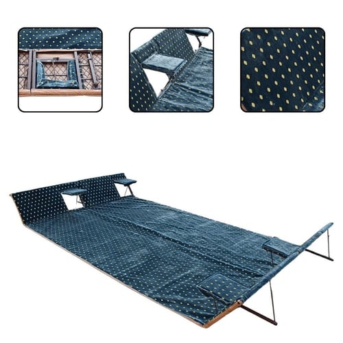 طقم فرشة تخييم مع مقعدين جانبيين وهيكل فولاذي للرا...