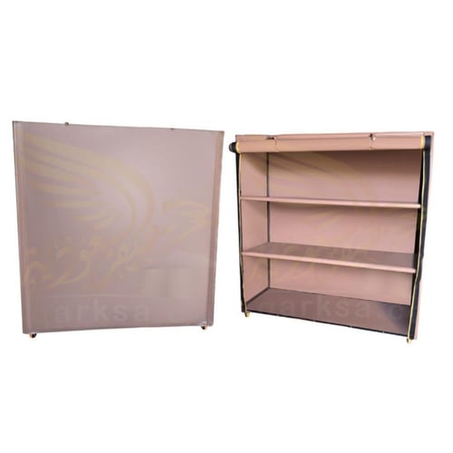 دولاب تخزين كوري للاستخدام المنزلي والخارجي - 3 رف...