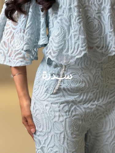 طقم بنطلون دانتيل