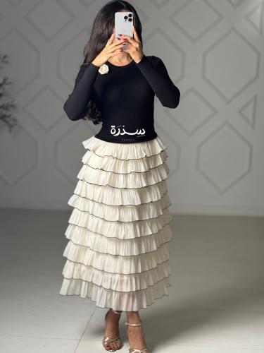 فستان ناعم طبقات