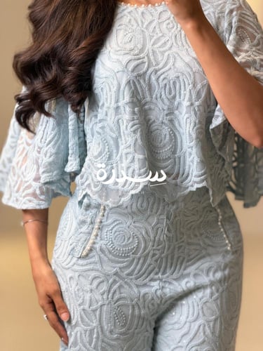 طقم بنطلون دانتيل