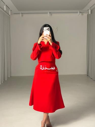 طقم ناعم مزين بورد عالاكمام