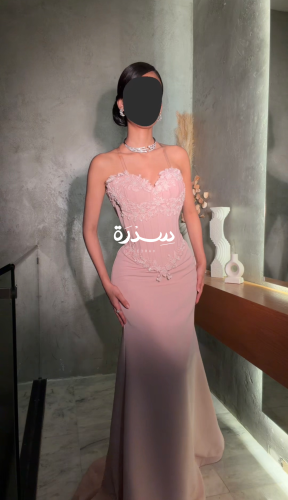 ‏فستان سهرة كورسيه تطريز مميز