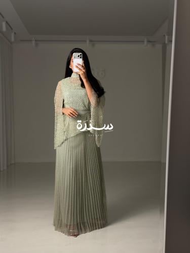 فستان بلاسيه مطرز