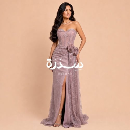 فستان سهرة كورسيه اوف شولدير