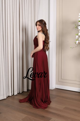 فستان عودي شيفون