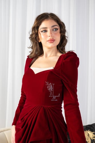 فستان كوخ عودي قصه تحت شتوي