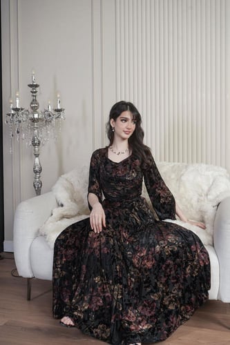 فستان مشجر للعيد