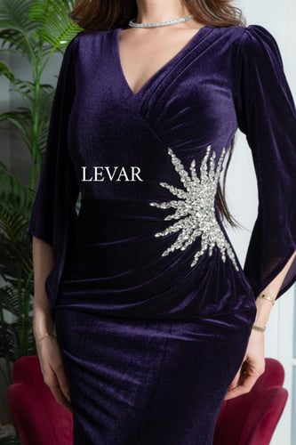 فستان أرجوان