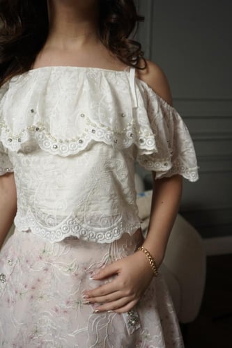 طقم ميد بلوزه تنوره