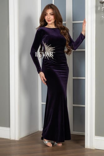 فستان لورين مخمل كوري الاصلي