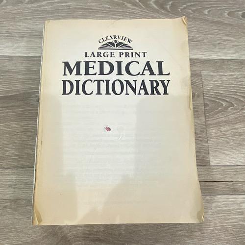 Clearview Large Print Medical Dictionary
