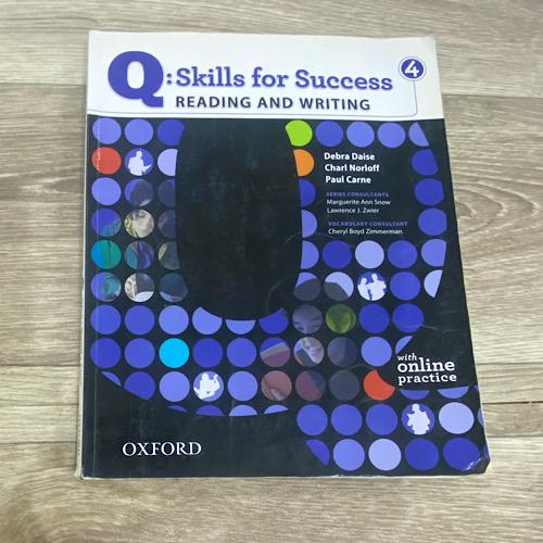 Skills for Success reading and writing 4