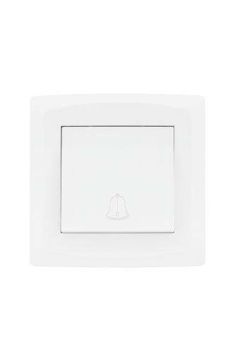 White 10 Amp doorbell key