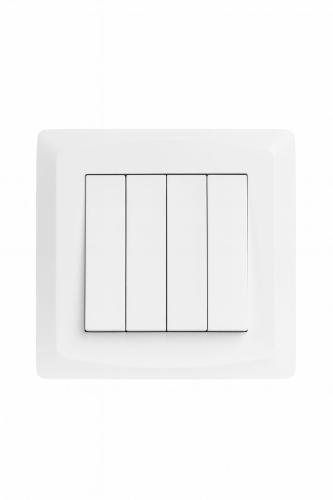 Four-pin 10 ampere white