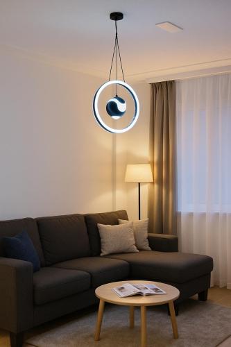 Modern Alaaqui 2 meters black 3 lights