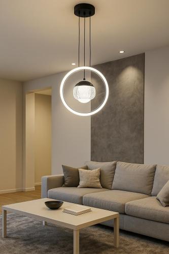 Modern Alaaqui 2 meters black 3 lights