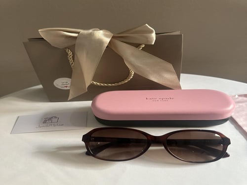 نظارة شمسية نسائية ماركة كيت سبيد لون بني فخمة