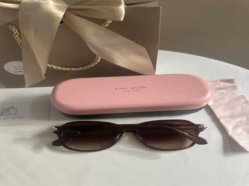 نظارة شمسية نسائية ماركة كيت سبيد لون بني فخمة