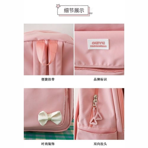 طقم حقائب ظهر مدرسية جديدة New school backpack set...