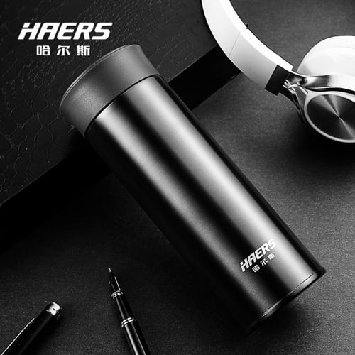 حافظة مشروبات 350 مل مع فلتر (HAERS) stainless ste...