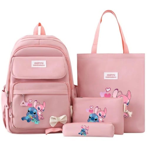 طقم حقائب ظهر مدرسية جديدة New school backpack set...