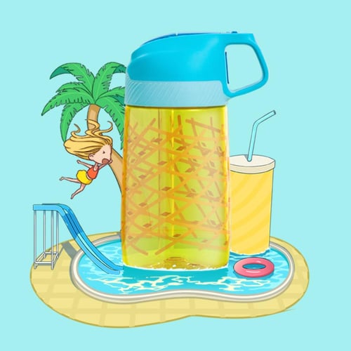 مطارة بلاستك للأطفال plastic water bottle for chil...