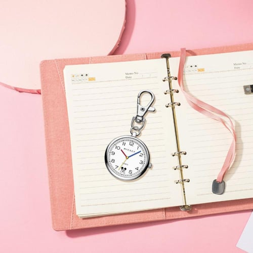 ساعة كوارتز معلقة ذات لوحة صغيرة مقاومة للماء من د...