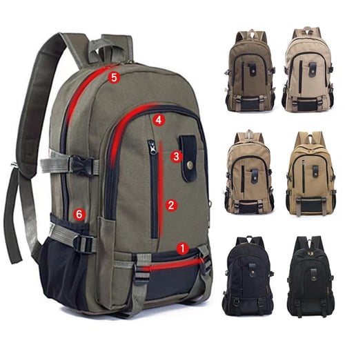حقيبة ظهر جديدة قماشية New canvas backpack
