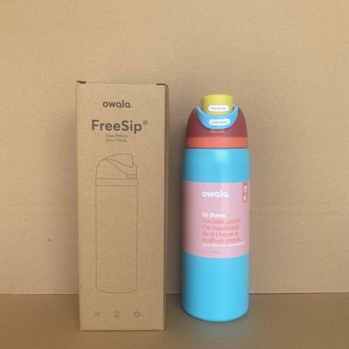 Owala مطارة ماء- كوب شفط محمول| stainless steel wa...