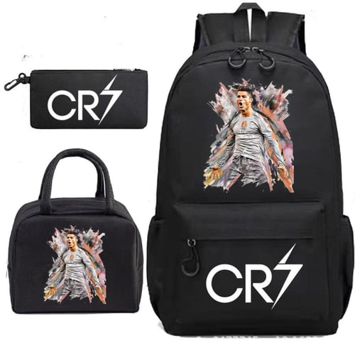 طقم حقيبة مدرسية _ عدة اشكال لرونالدو School bag s...