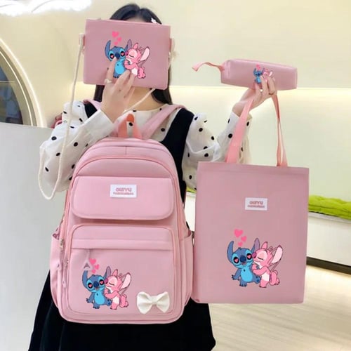 طقم حقائب ظهر مدرسية جديدة New school backpack set...