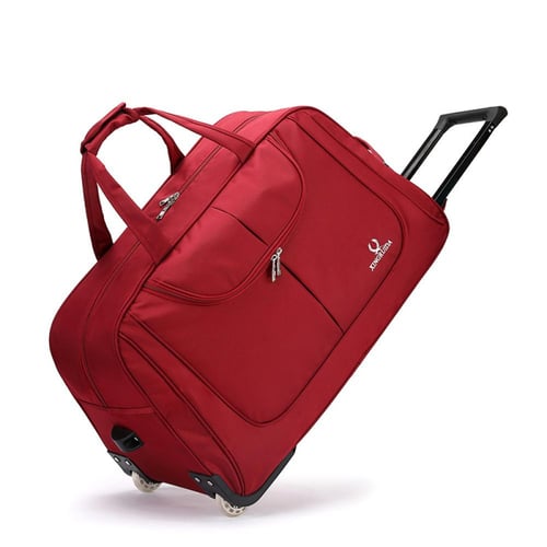 حقيبة سفر بعجلات قماش أكسفورد مقاومة للماء