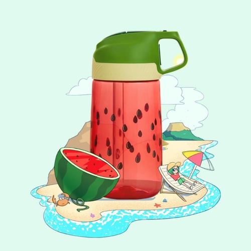 مطارة بلاستك للأطفال plastic water bottle for chil...