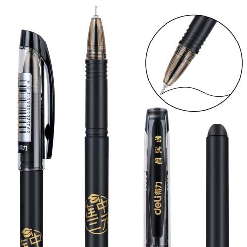 قلم أسود للاختبارات [12 قلم] deli-Black pen for te...