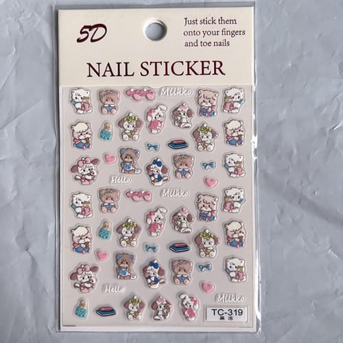 تشكيلة ملصقات اظافر 5D 5D Nail Sticker Collection