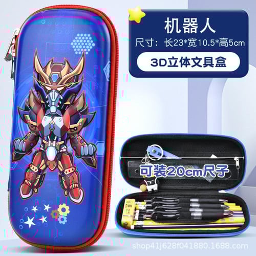 مقلمة ثلاثية أبعاد بعدة شخصيات كرتونية3D pencil ca...