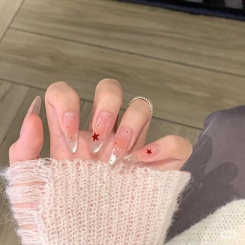 أظافر تركيب قابل للإزالة بتصميم فاخر جرافيتي جودة...