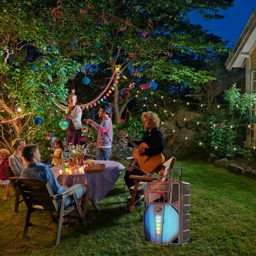 سبيكر بقوة 20000 واط لاسلكي مع 2 مايك