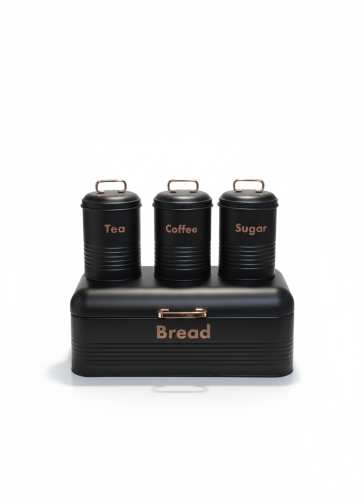 علب تخزين للمطبخ مع صندوق