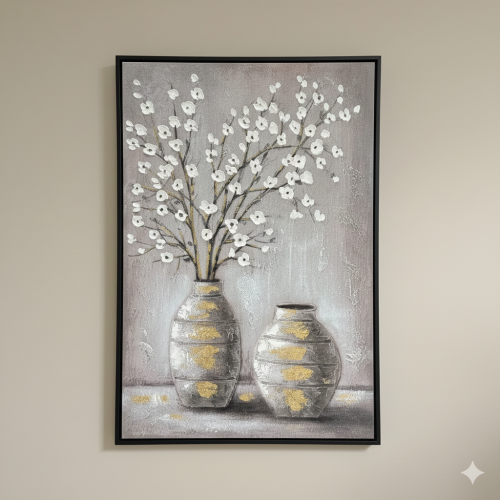 لوحة جدارية قماش بإطار خشب 120*80 سم