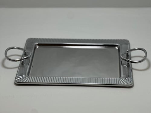 صينية تقديم قهوة ستانلس ستيل