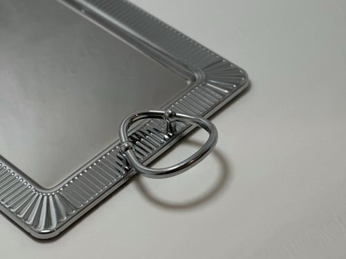 صينية تقديم قهوة ستانلس ستيل