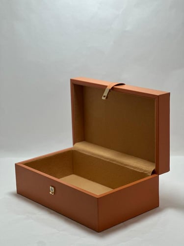 صندوق جلد تخزين مجوهرات 25*14