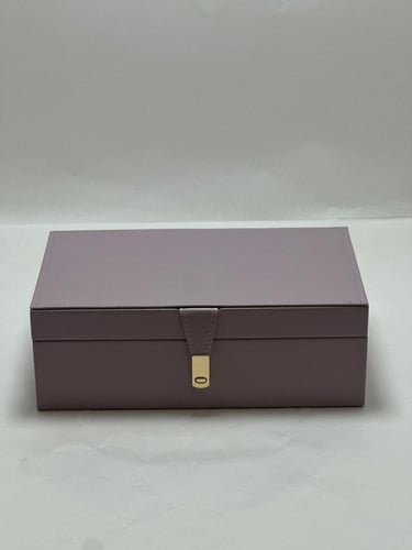 صندوق جلد تخزين مجوهرات 25*14