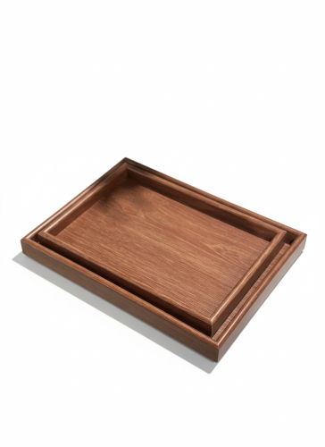 طقم صحن تقديم خشب